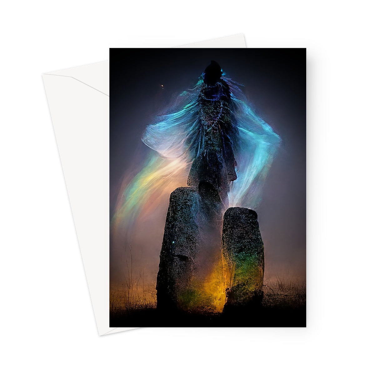 Shaman and Standing Stones  Greeting Card