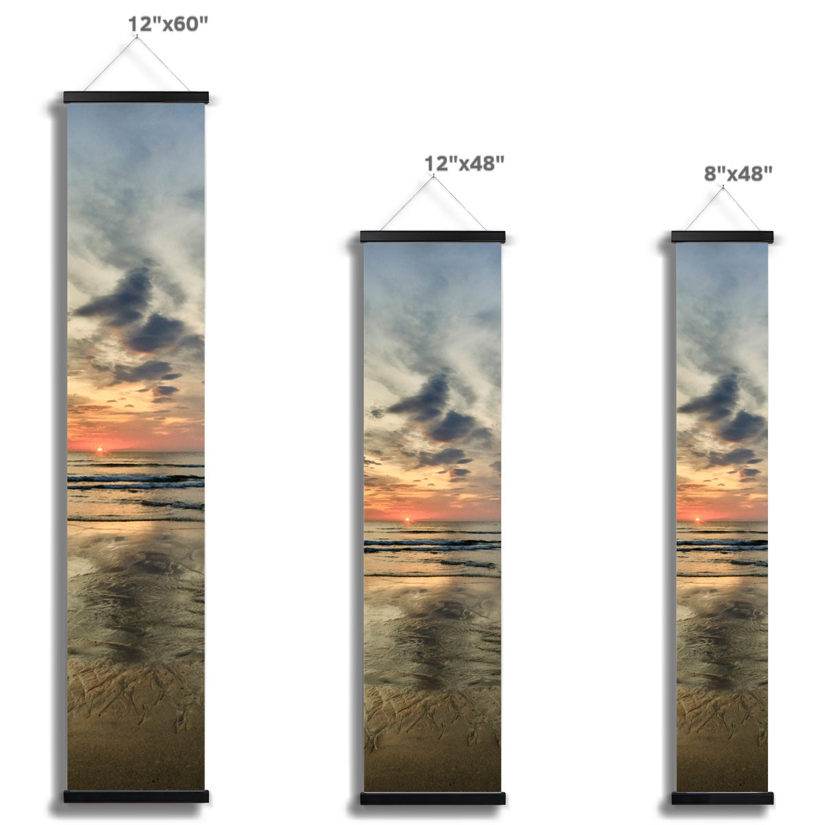 Dalmore Beach Sunset Wall Height Chart