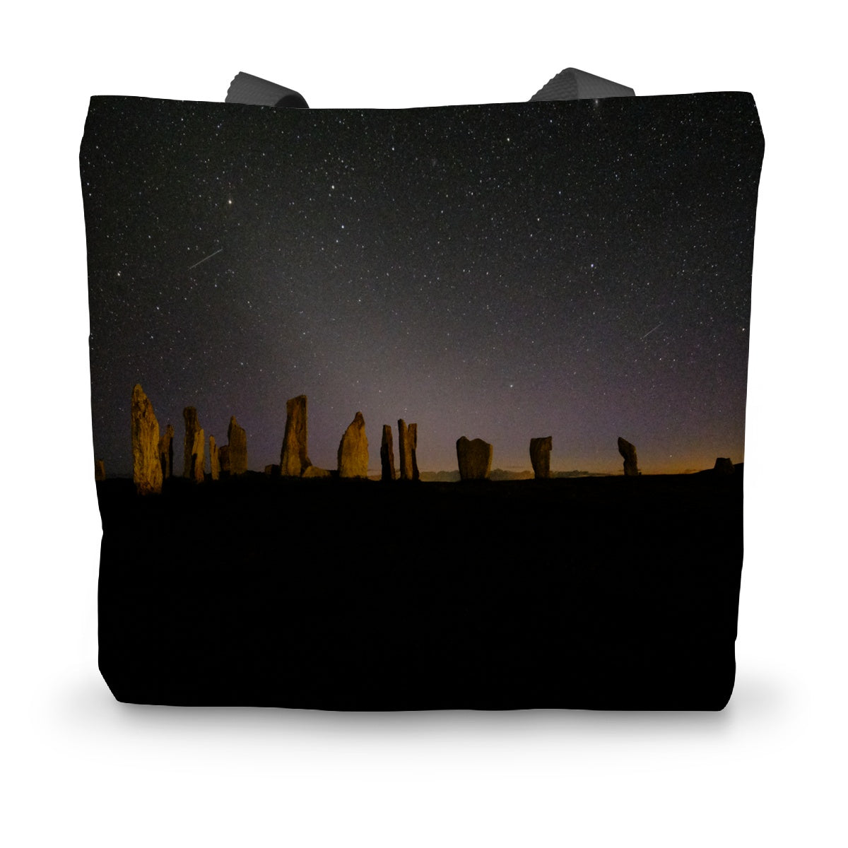 Callanish and Zodiacal light Canvas Tote Bag